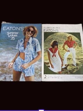 2 Vintage Eaton's Catalogues 1966 & 1975